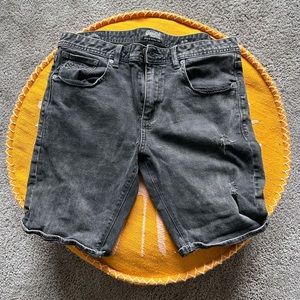 Jean shorts -Black